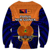 Papua New Guinea Sweatshirt New Ireland Province Mix Coat Of Arms Polynesian Art LT14 - Polynesian Pride