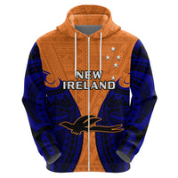 Custom Papua New Guinea Hoodie New Ireland Province Mix Coat of Arms Polynesian Art LT14 - Polynesian Pride