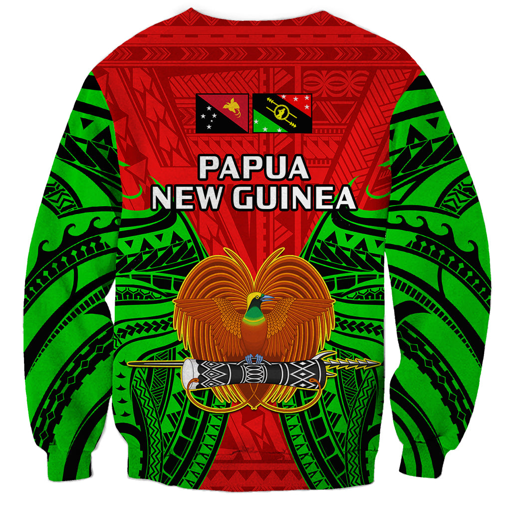 Papua New Guinea Sweatshirt Southern Highlands Province Mix Coat Of Arms Polynesian Art LT14 - Polynesian Pride