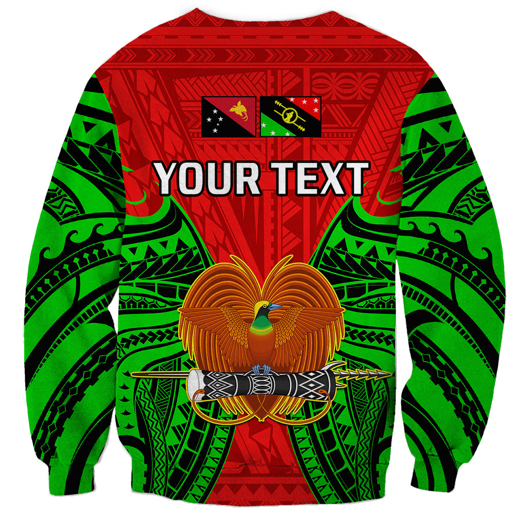 (Custom Personalised) Papua New Guinea Sweatshirt Southern Highlands Province Mix Coat Of Arms Polynesian Art LT14 - Polynesian Pride