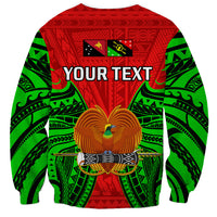 (Custom Personalised) Papua New Guinea Sweatshirt Southern Highlands Province Mix Coat Of Arms Polynesian Art LT14 - Polynesian Pride