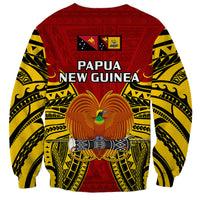 Papua New Guinea Sweatshirt Western Province Mix Coat Of Arms Polynesian Art LT14 - Polynesian Pride