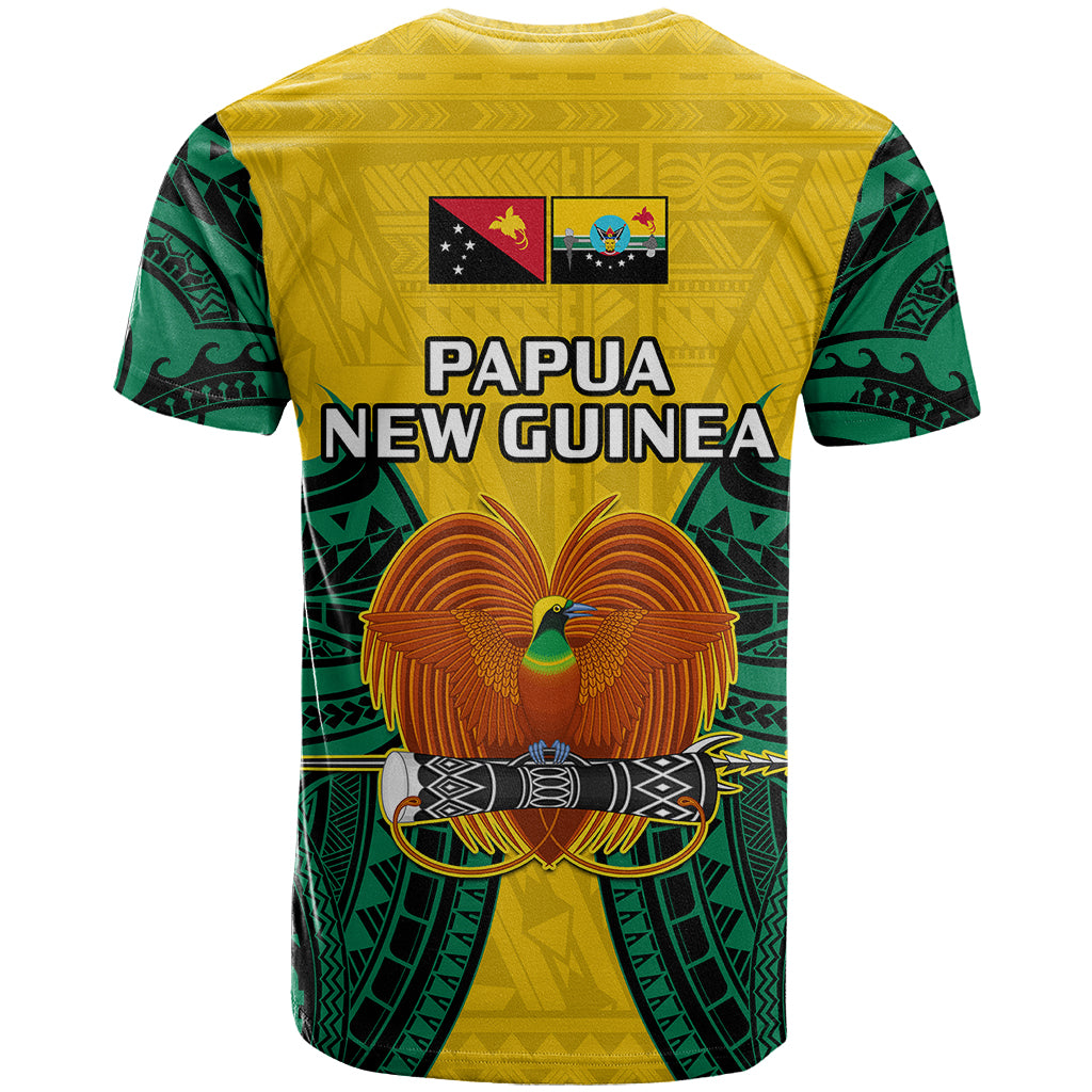 Papua New Guinea T Shirt Hela Province Mix Coat Of Arms Polynesian Art LT14 - Polynesian Pride