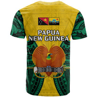 Papua New Guinea T Shirt Hela Province Mix Coat Of Arms Polynesian Art LT14 - Polynesian Pride