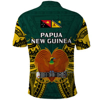 Papua New Guinea Polo Shirt Jiwaka Province Mix Coat Of Arms Polynesian Art LT14 - Polynesian Pride