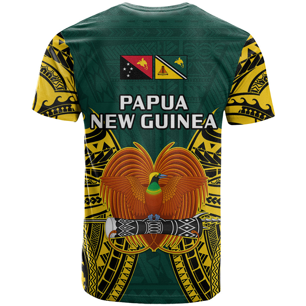 Papua New Guinea T Shirt Jiwaka Province Mix Coat Of Arms Polynesian Art LT14 - Polynesian Pride