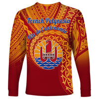 French Polynesia Long Sleeve Shirt Happy Internal Autonomy Day LT14 - Polynesian Pride