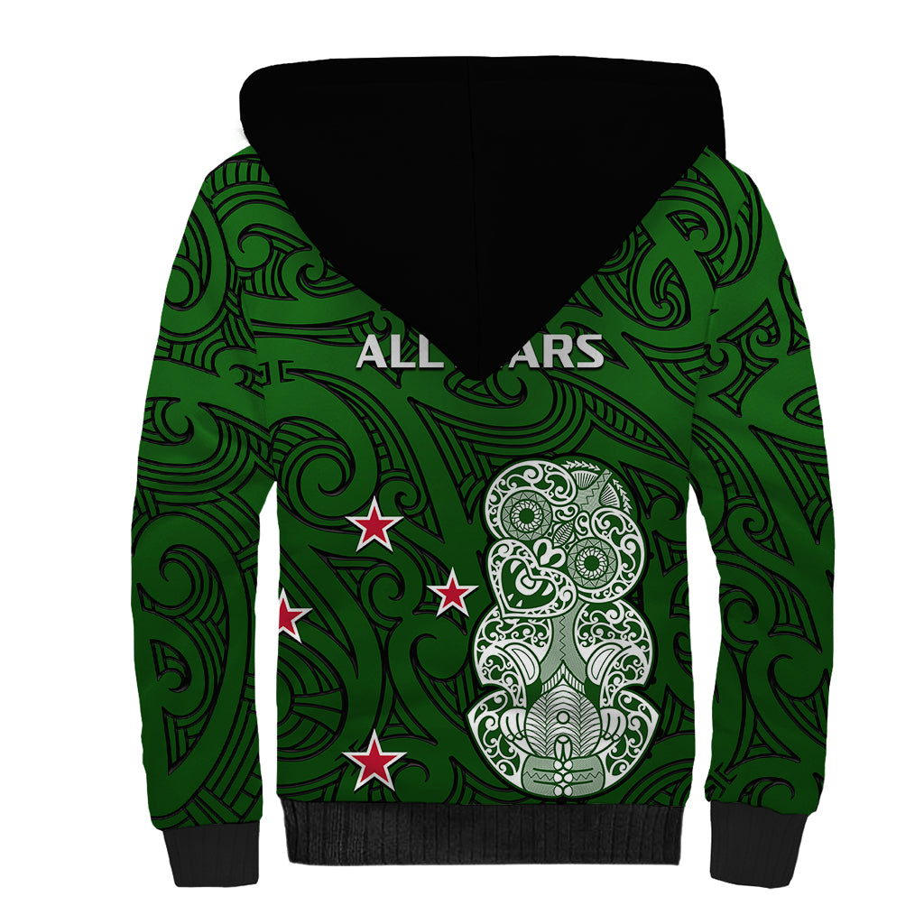 Aotearoa Rugby Sherpa Hoodie All Stars New Zealand Tiki Maori LT14 - Polynesian Pride
