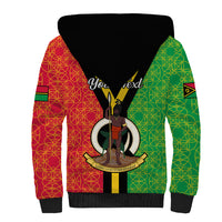 (Custom Personalised) Vanuatu Sherpa Hoodie Kava Bowl Mix Sand Drawing Flag Style LT14 - Polynesian Pride