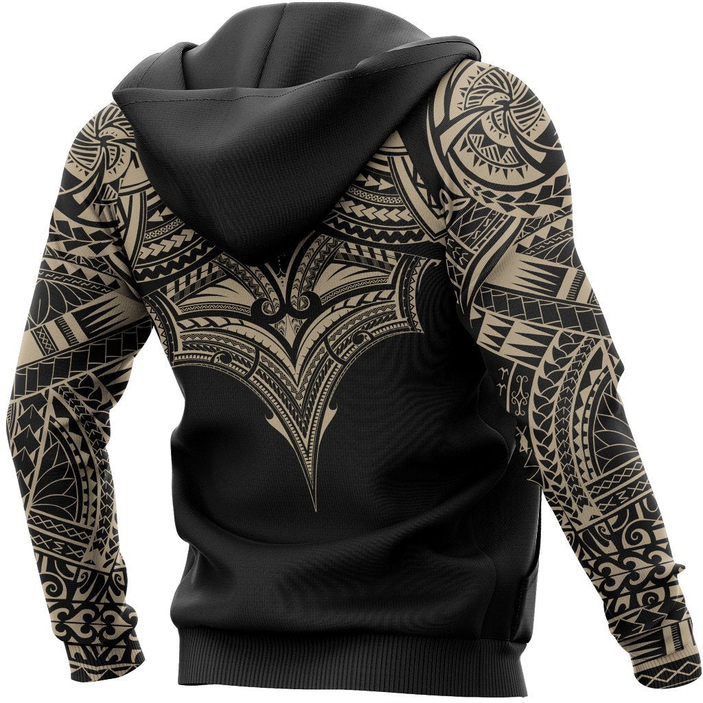Polynesia Pullover Hoodie Polynesian Stingray Tattoo Style A8 - Polynesian Pride