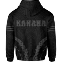 Polynesian Kakau Kanaka Map Hawaii Hoodie Sport Style Version 2.0 Gray - Polynesian Pride