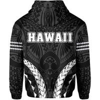 Polynesian Kakau Seal of Hawaii Hoodie Sport Style Version 2.0 - Polynesian Pride