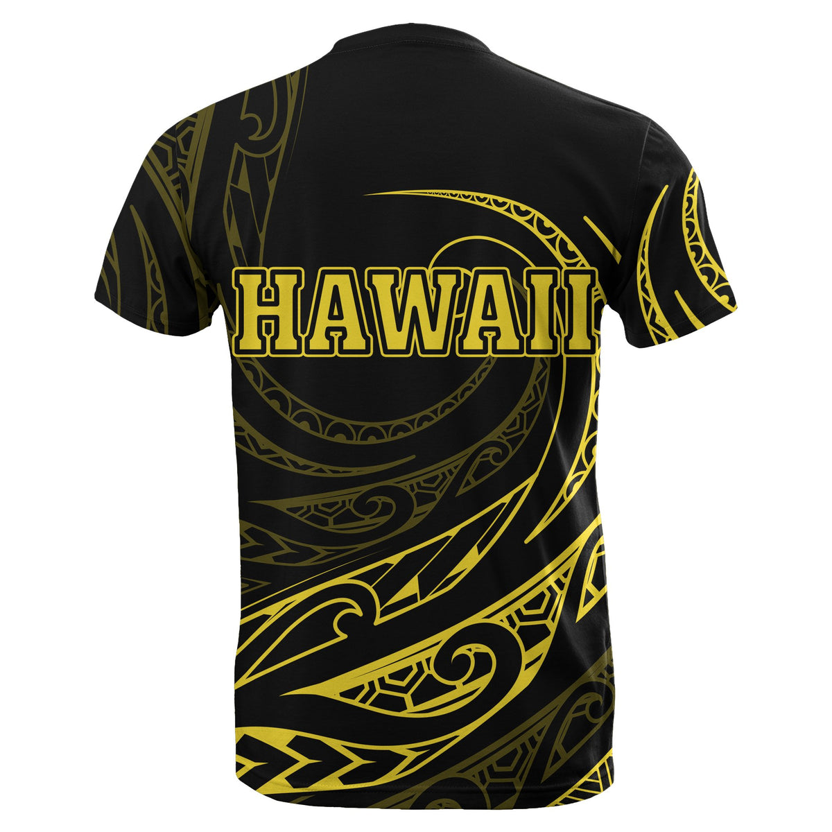 Hawaii T Shirt Frida Style Yellow - Polynesian Pride