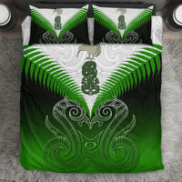Maori Manaia Bedding Set Green - Polynesian Pride