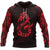 Manaia Maori Tattoo Style All Over Hoodie Red Unisex Red - Polynesian Pride