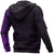 Maori Tangaroa Tattoo New Zealand All Over Hoodie Purple - Polynesian Pride