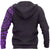 Maori Tangaroa Tattoo New Zealand All Over Hoodie Purple - Polynesian Pride