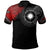 Marshall Islands Polo Shirt Polynesian Chain Style Unisex Black - Polynesian Pride