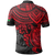 Vanuatu Polo Shirt Vanuatuan Flag Coat Of Arms Red Turtle Hibiscus - Polynesian Pride