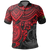 Vanuatu Polo Shirt Vanuatuan Flag Coat Of Arms Red Turtle Hibiscus Unisex RED - Polynesian Pride