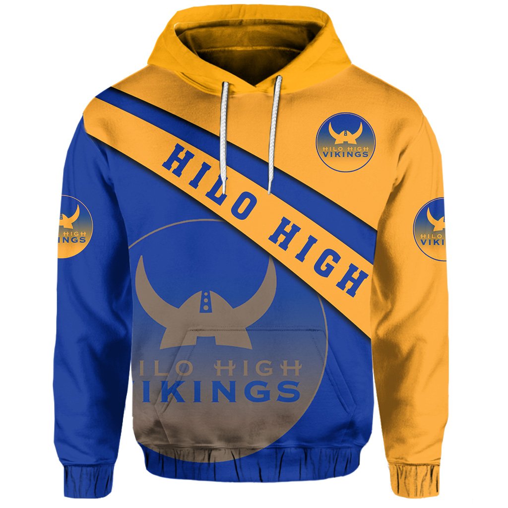 Hawaii Blue Football Jersey Hoodie - Polynesian Pride