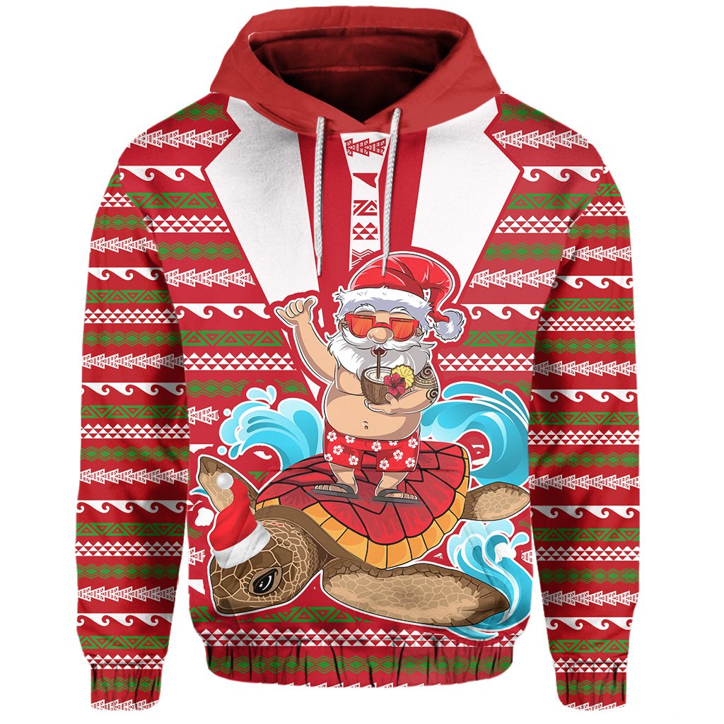 Hawaii Mele Kalikimaka Christmas Hoodie Kimbum Style - Polynesian Pride