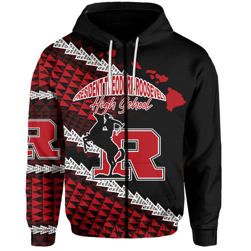 Custom President Theodore Roosevelt High School Hawaii Hoodie LT6 - Polynesian Pride