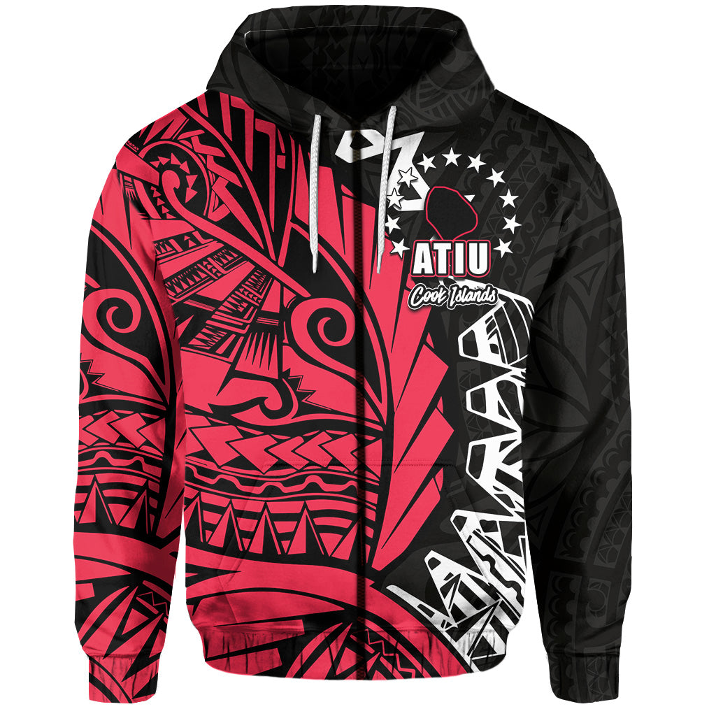 Custom Cook Islands Hoodie Atiu Polynesian Style LT6 - Polynesian Pride