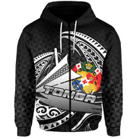 Tonga Emancipation Day Zip Hoodie Kalia No.2 LT6 Unisex Black - Polynesian Pride