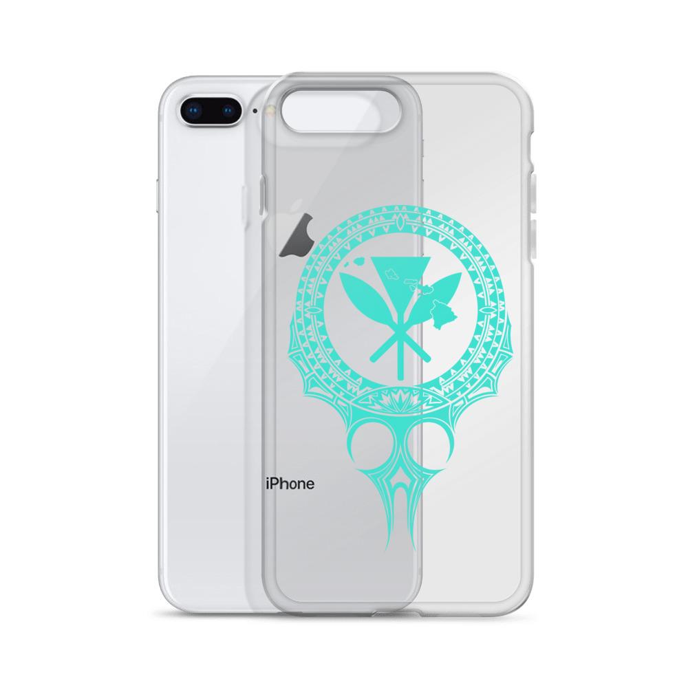 Kanaka Maoli Iphone Case The Eyes Turquoise AH iPhone 7 Plus/8 Plus Phone Case Turquoise - Polynesian Pride