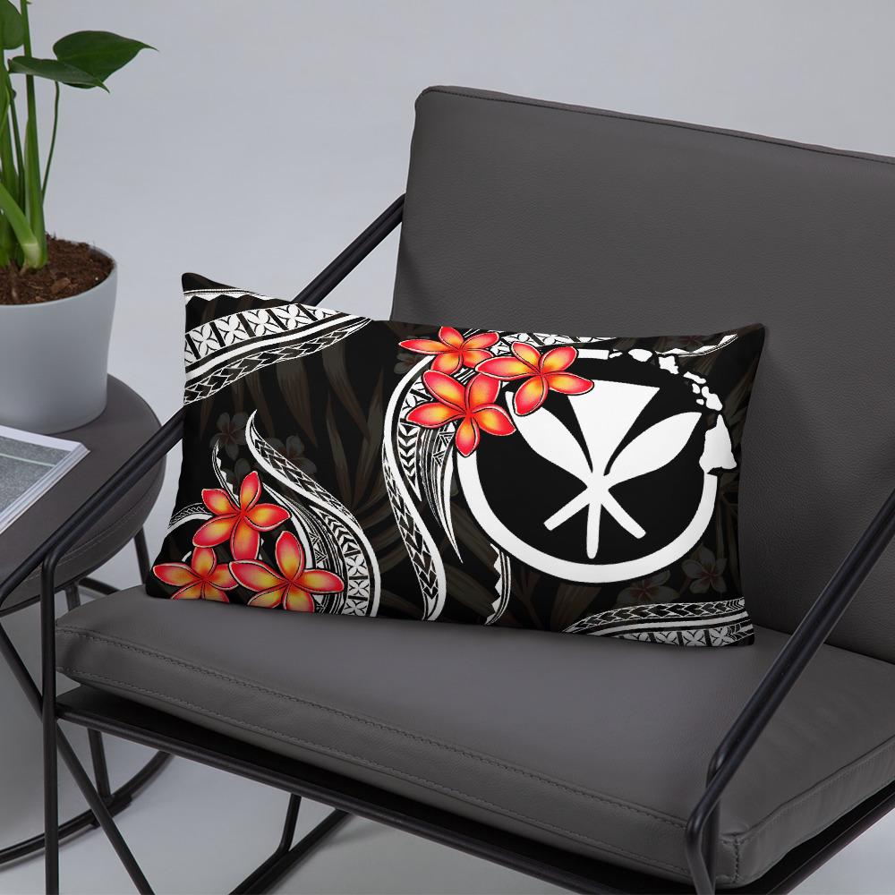 Polynesian Hawaii Pillow - White Plumeria - Polynesian Pride