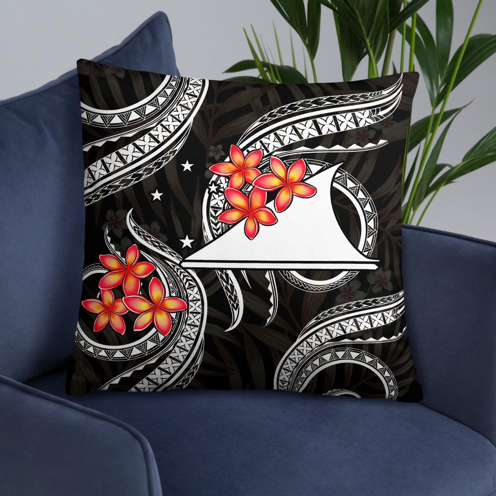 Tokelau Polynesian Pillow - White Plumeria - Polynesian Pride