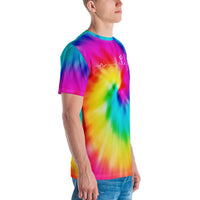 Hawaiian Warrior Mens T Shirt Tie Dye - Polynesian Pride