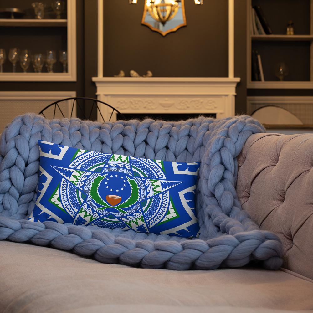 Pohnpei State Pillow - Mandala Star Patterns - Polynesian Pride