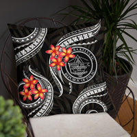 Palau Polynesian Pillow - White Plumeria - Polynesian Pride
