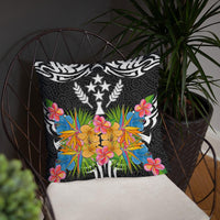 Kosrae State - Coat Of Arms With Tropical Flowers - Polynesian Pride