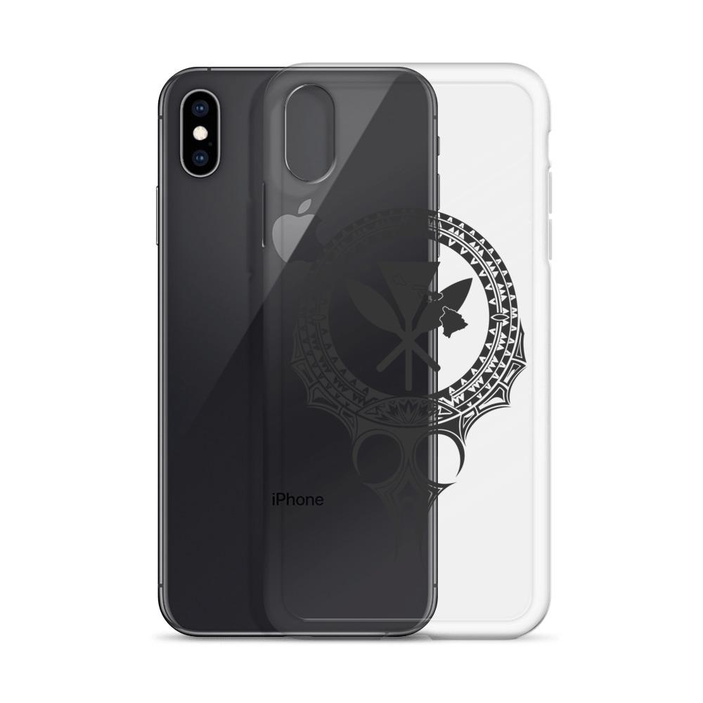 Kanaka Maoli Iphone Case The Eyes Gray AH iPhone XS Max Phone Case Gray - Polynesian Pride