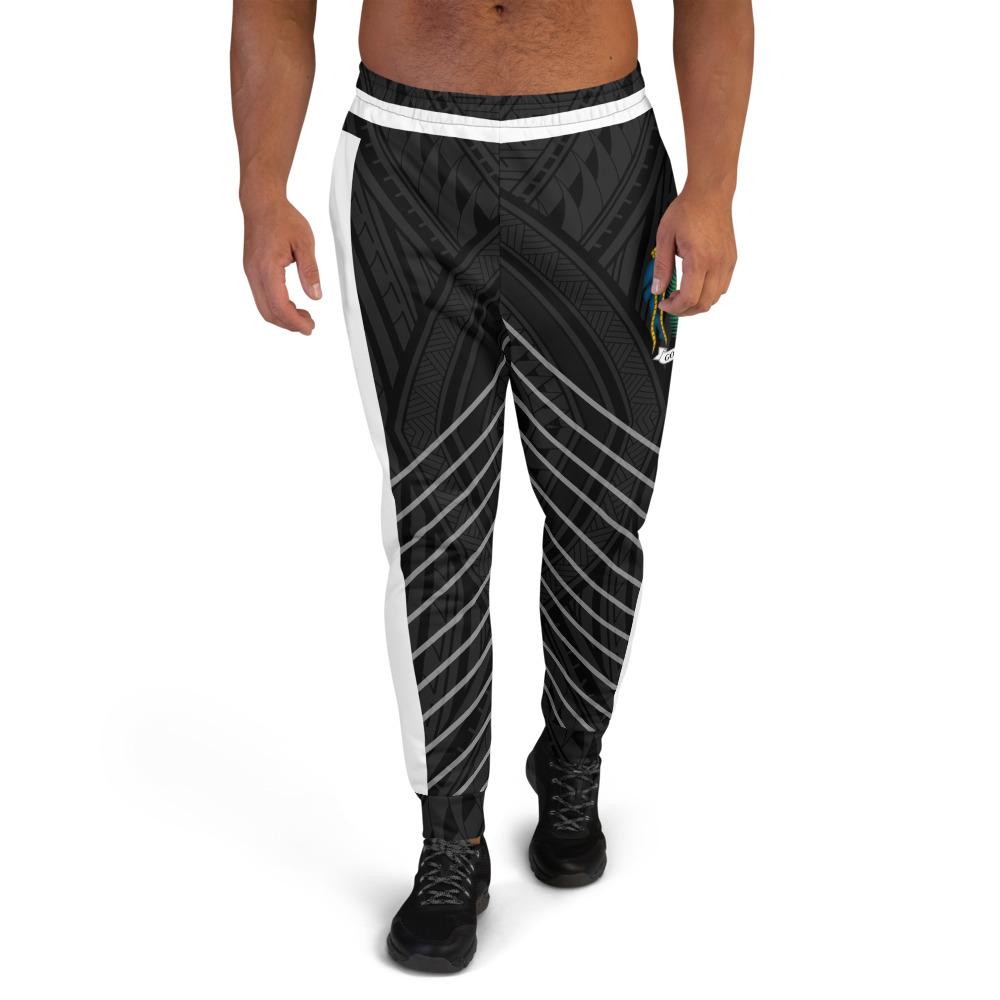 Nauru Sweatpant - Line Style Polynesian Patterns Unisex Black - Polynesian Pride