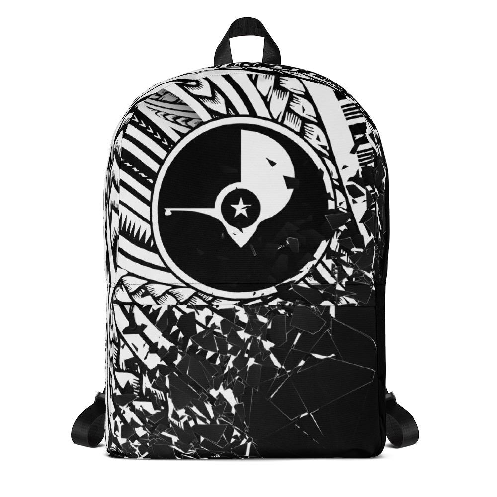 Yap Micronesian Backpack - Broken Mirror WHITE - Polynesian Pride