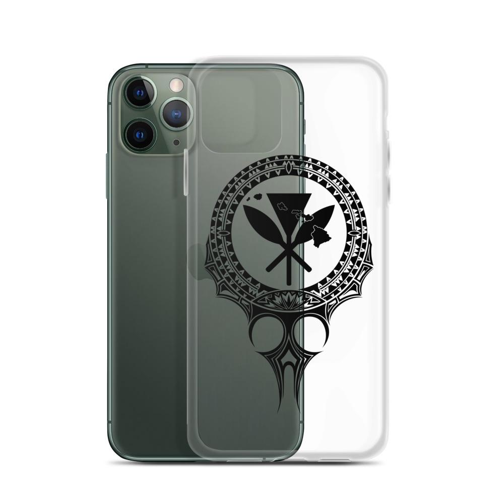 Kanaka Maoli Iphone Case The Eyes Black AH iPhone 11 Pro Phone Case Black - Polynesian Pride