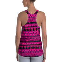 Polynesian Tattoo Tribal Pink Hawaii Women's Racerback Tank Top - Polynesian Pride