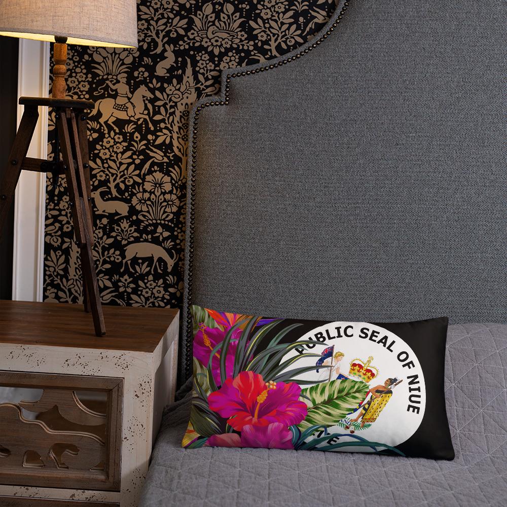 Niue Polynesian Basic Pillow - Tropical Bouquet - Polynesian Pride