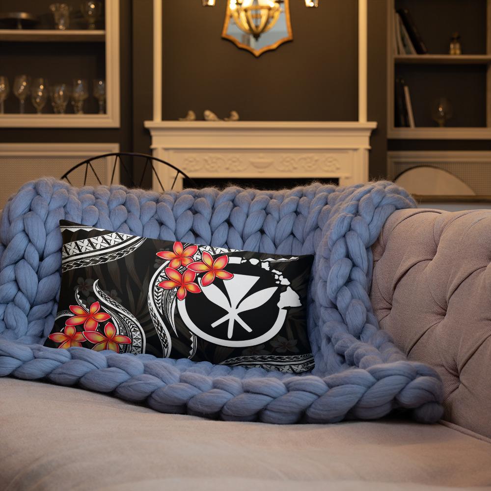 Polynesian Hawaii Pillow - White Plumeria - Polynesian Pride