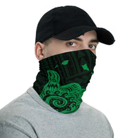 Hawaiian Bandana Polynesian Shaka Map Neck Gaiter - Green - Polynesian Pride