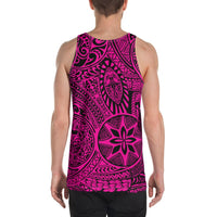 Polynesian Hawaiian Style Tribal Tattoo Pink - Hawaii Men's Tank Top - Polynesian Pride