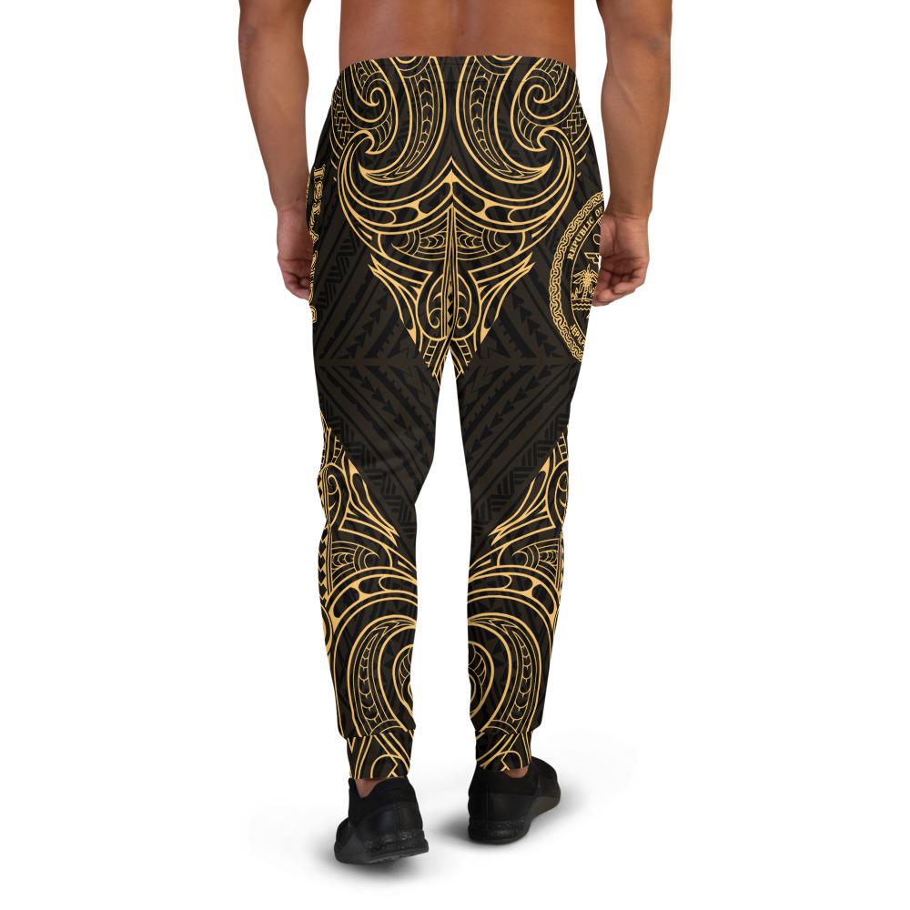 Marshall Islands Sweatpant - Polynesian Patterns Gold Color - Polynesian Pride