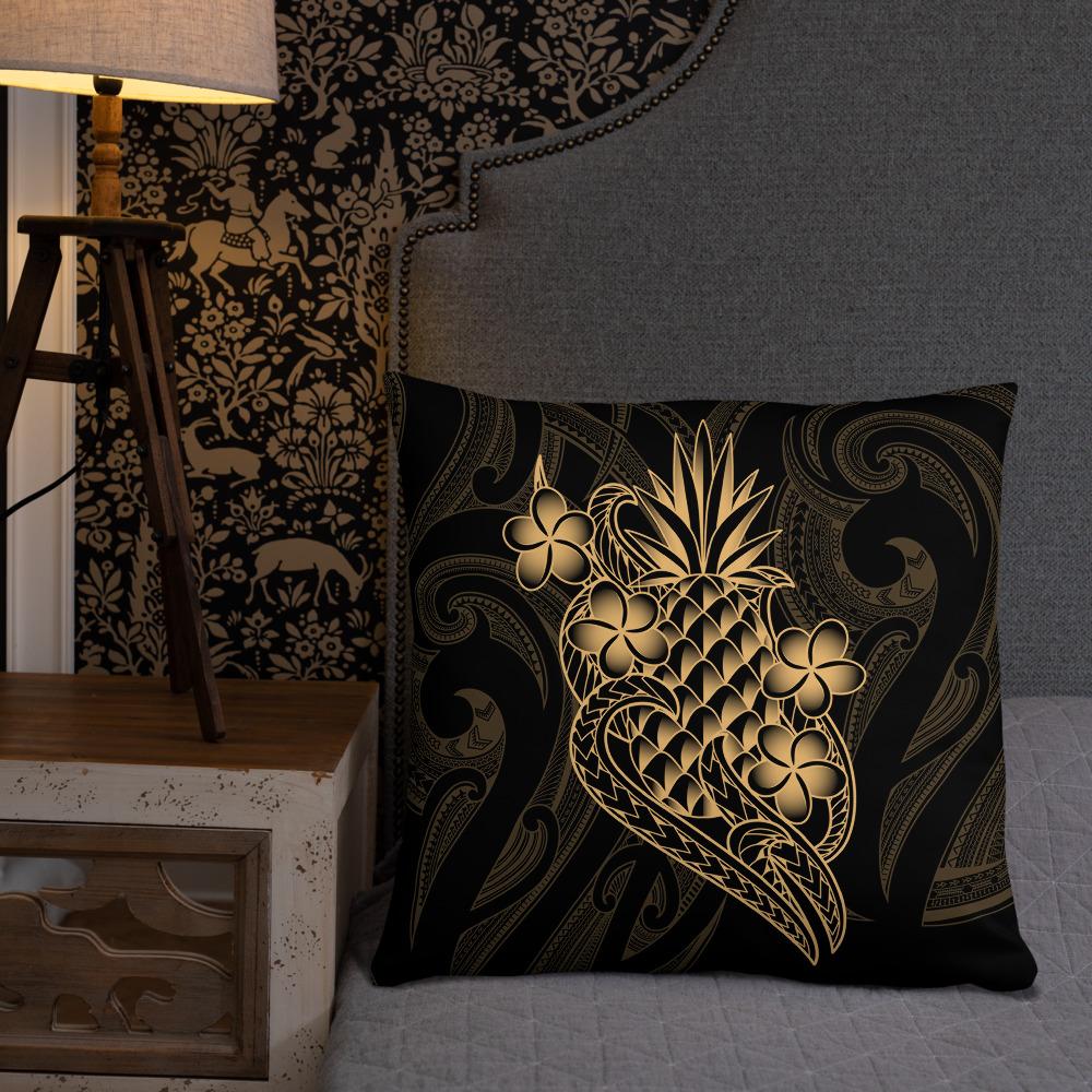 Polynesian Basic Pillow - Gold Pineapple - Polynesian Pride