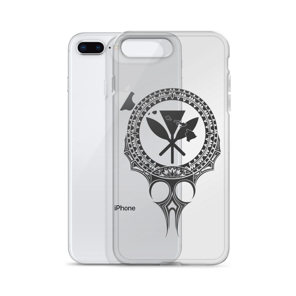 Kanaka Maoli Iphone Case The Eyes Gray AH iPhone 7 Plus/8 Plus Phone Case Gray - Polynesian Pride
