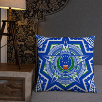 Pohnpei State Pillow - Mandala Star Patterns - Polynesian Pride