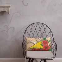 Tokelau Polynesian Pillow - Hibiscus Coat of Arm - Polynesian Pride